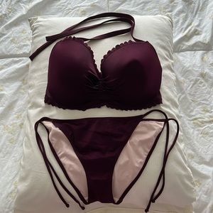 Victoria’s Secret Plum Bikini Set